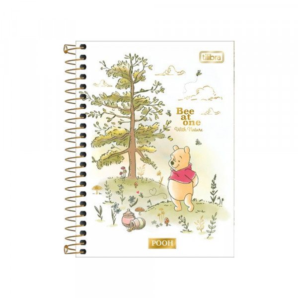 Caderneta Pequena Pooh 80 Folhas - Tilibra