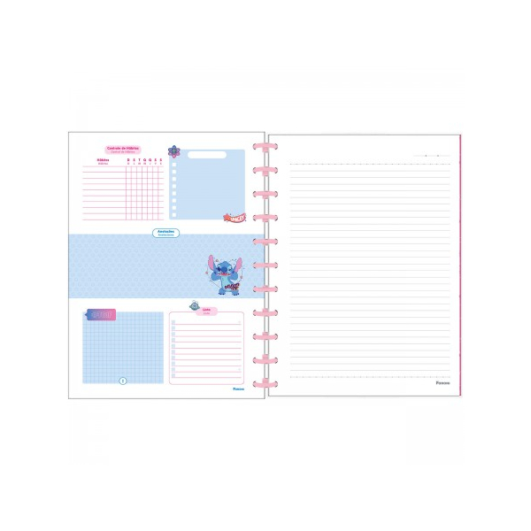 Caderno Discbook Stitch 10 Matérias - Foroni