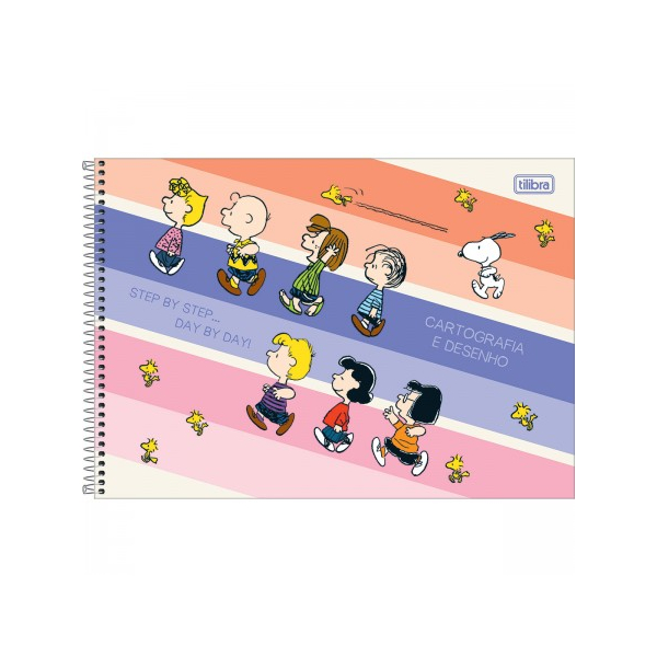 Caderno de Desenho Snoopy 80 Folhas - Tilibra