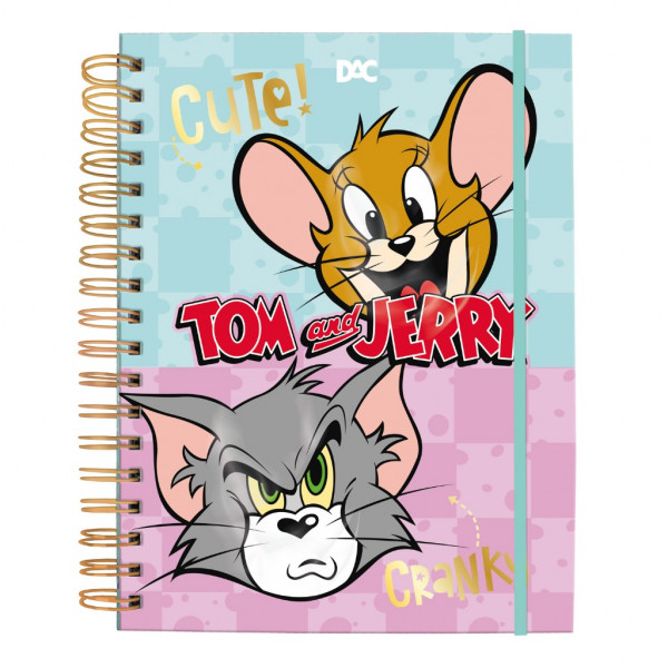 Caderno Smart Tom e Jerry Colegial - Dac