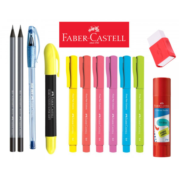 Kit Escolar Completo - Faber Castell