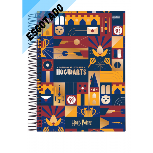 Caderno Universitário Harry Potter - 10 Matérias - Jandaia