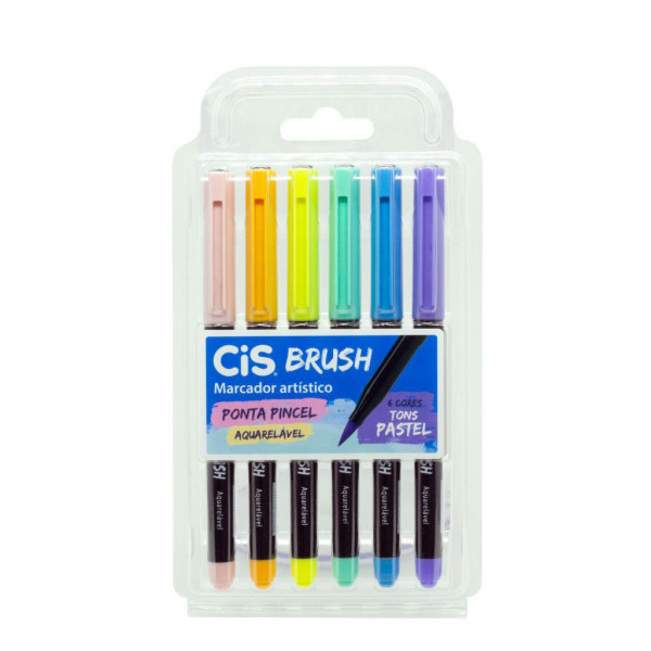 Brush Pen Pastel Aquarelável - Cis 