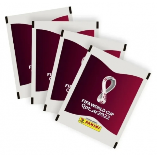 Figurinhas da Copa Qatar 2022 - Pacote com 5 Figur...