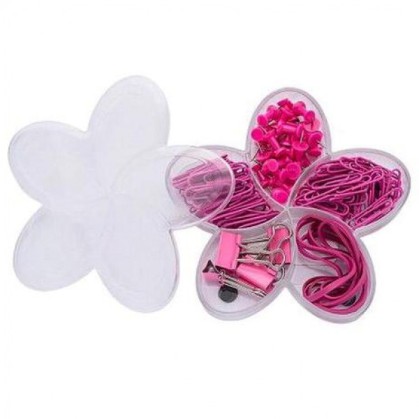 Kit Clips Flor De Lotus Pink - Molin 