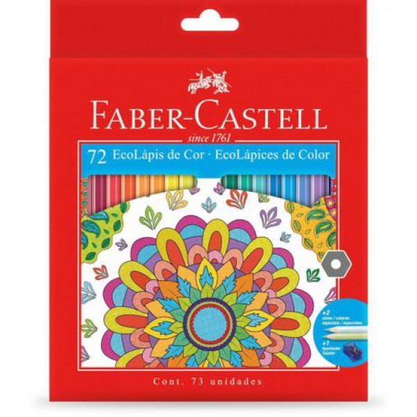Lápis de Cor 72 Cores - Faber Castell 